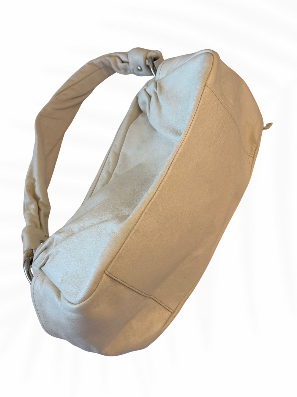 Coach Soft Cream Hobo Shoulder Bag - Picture 6 of 7